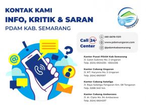 Pelayanan Pelanggan PDAM Kab. Semarang semakin mudah diakses 